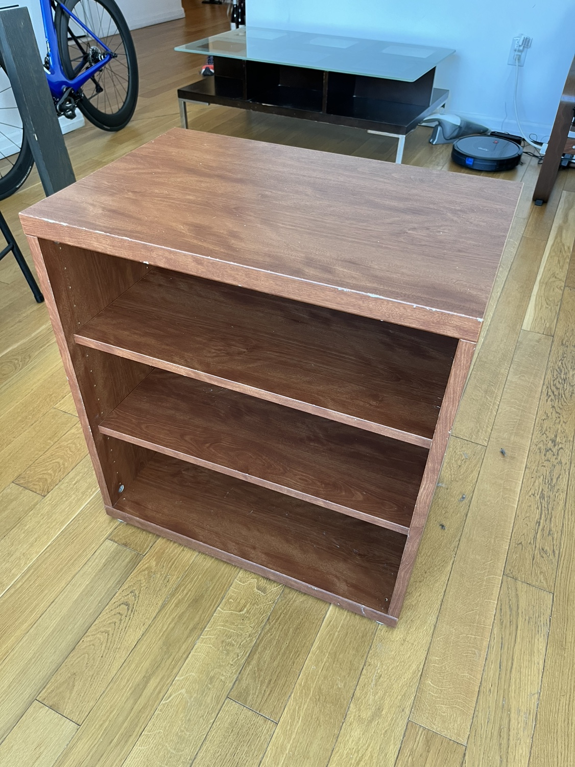 Chestnut 3 Shelf Bookcase - photo 5