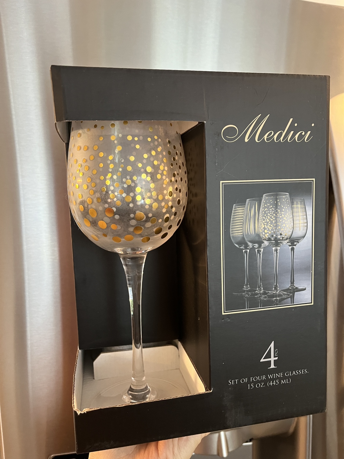 Set of 4 Medici Wine Glasses