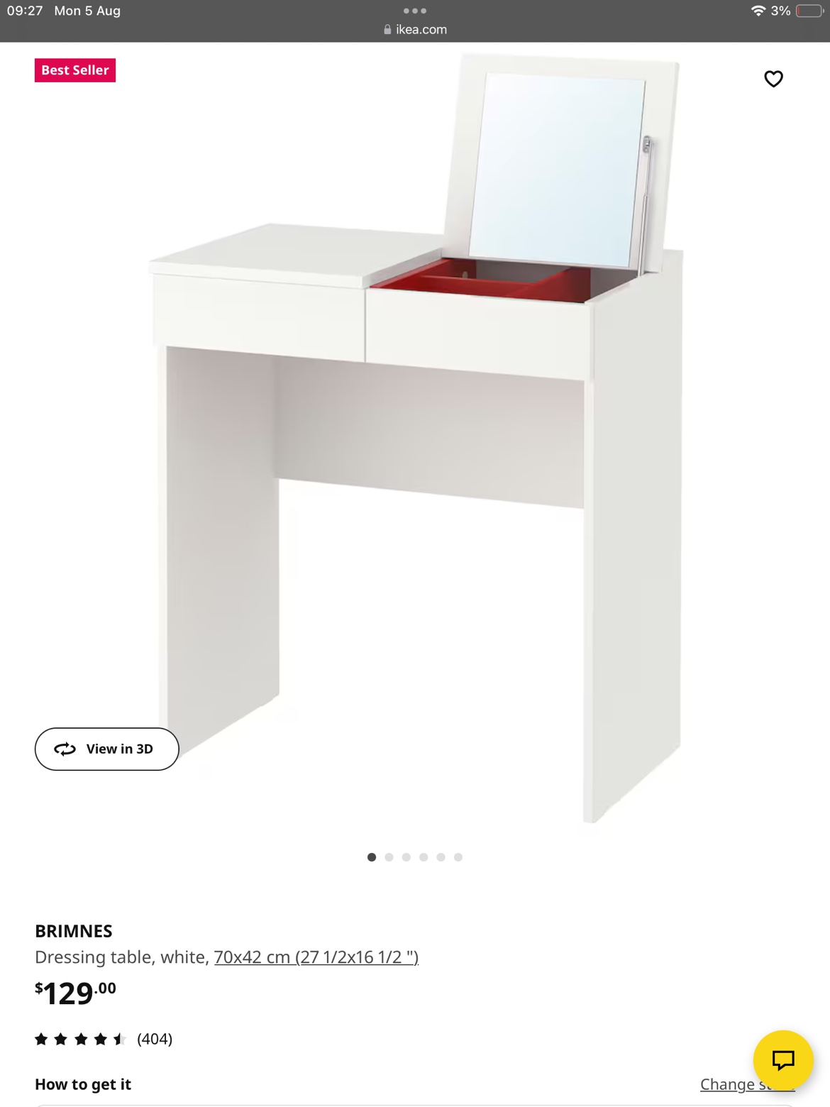 Dressing table / Vanity Table + chair - photo 5