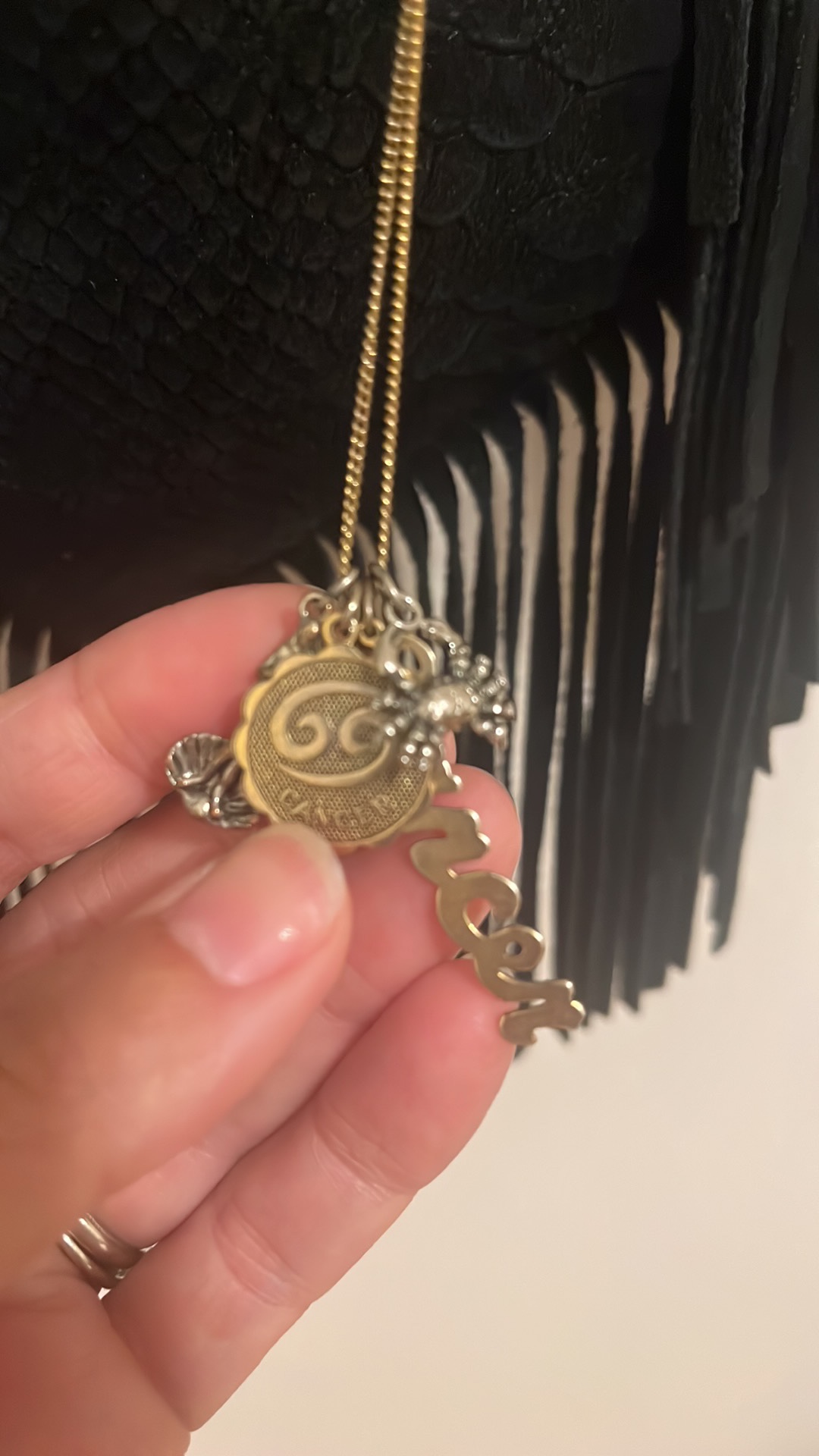 Cancer Zodiac Necklace - photo 5
