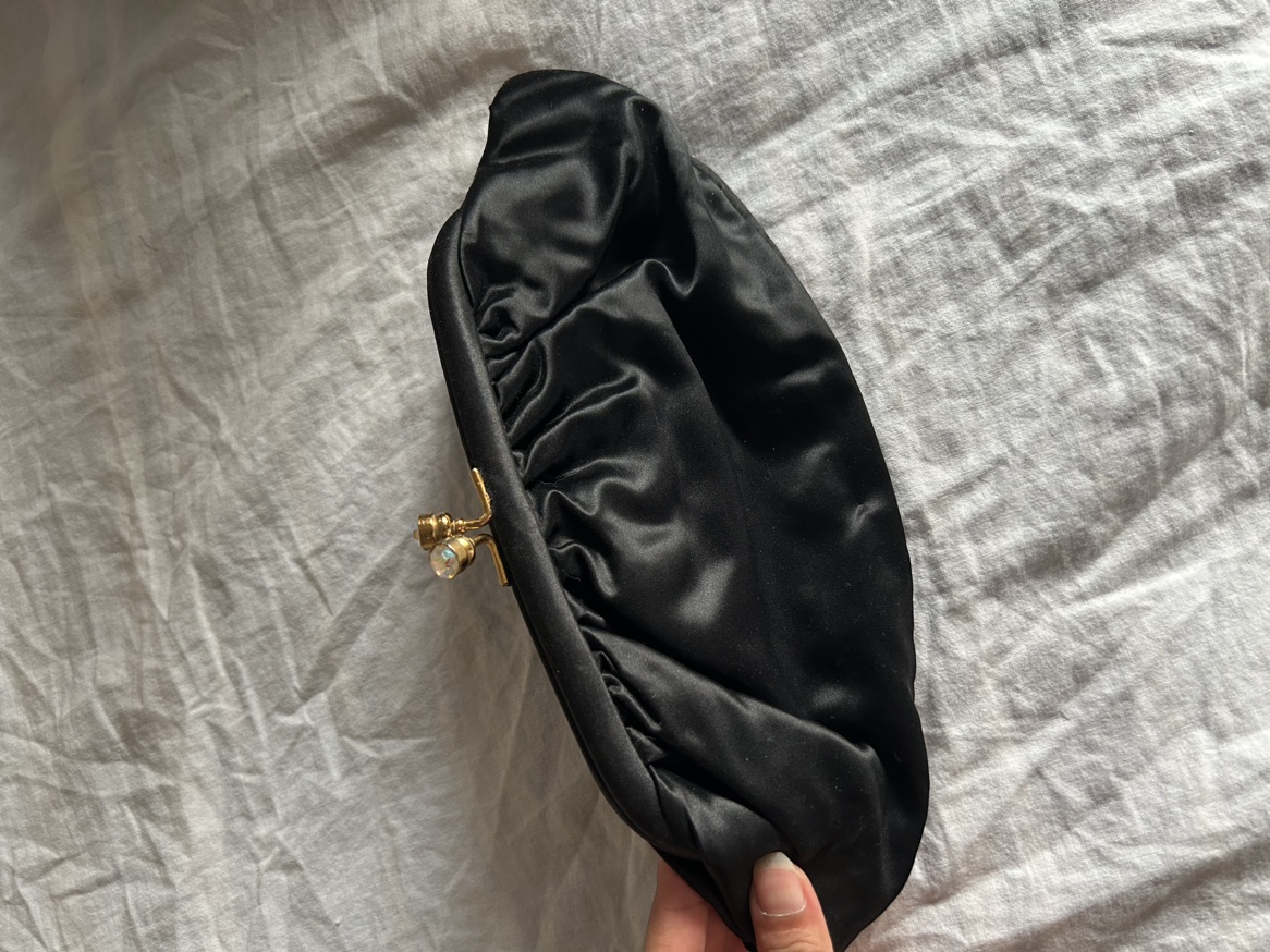Black Satin Clutch ✨ thumbnail