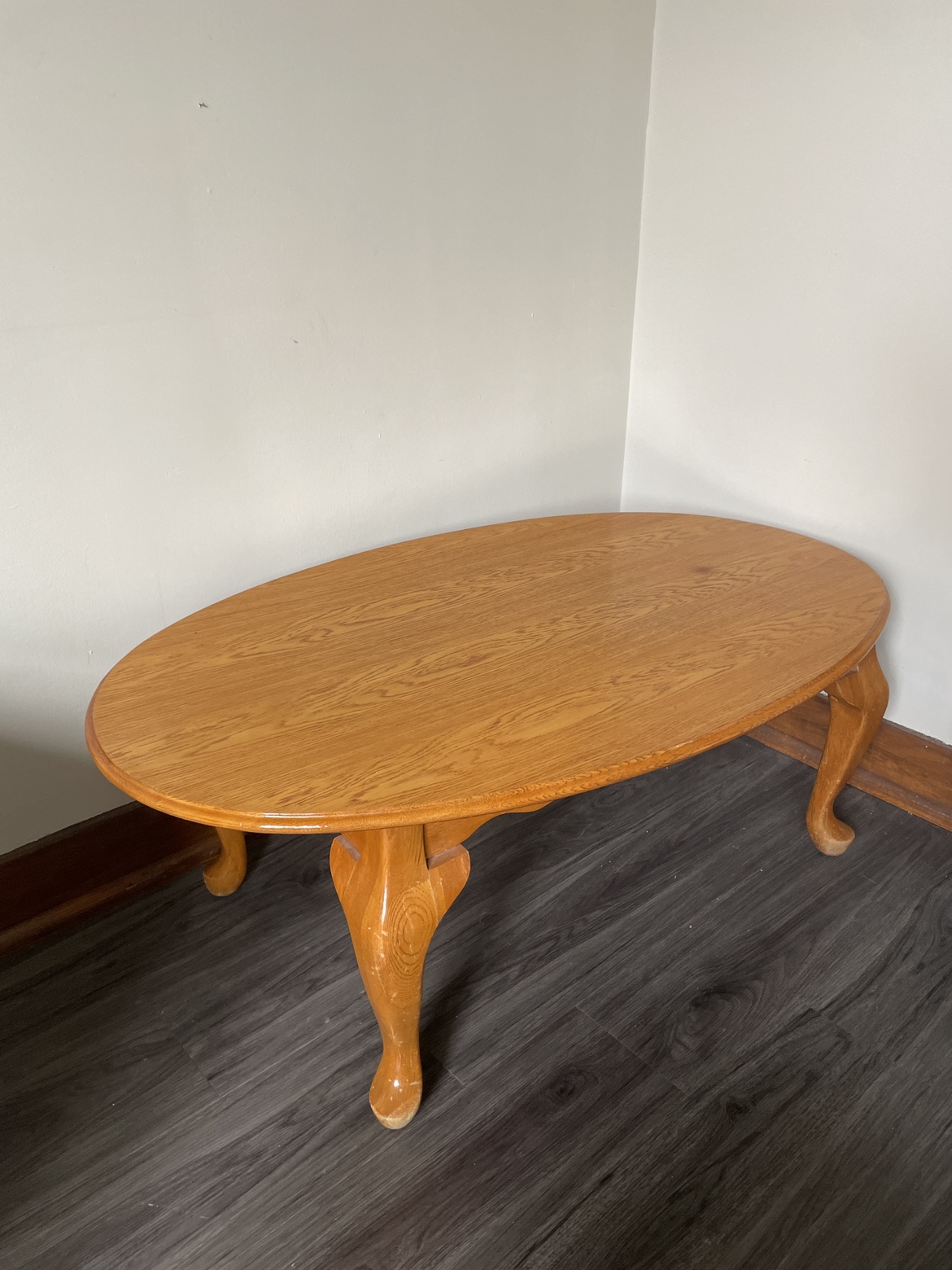 Oval Coffee Table and smaller side table - photo 3