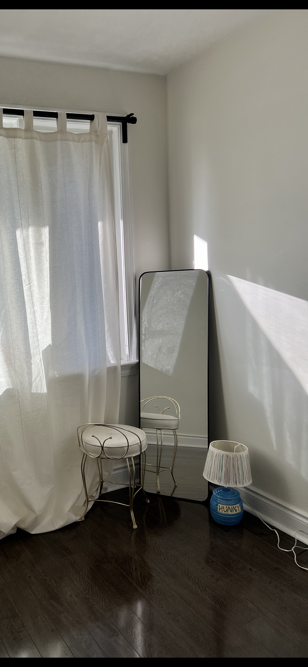 Full-length Mirror with Black Frame thumbnail