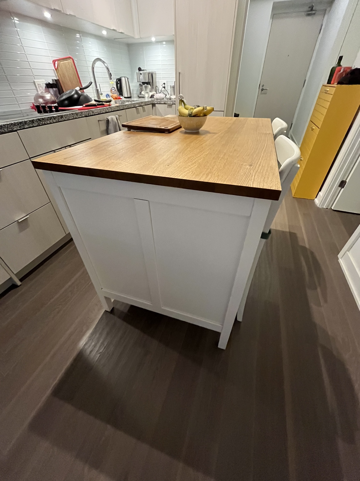 Kitchen Island with 2 Seats and Cushions included