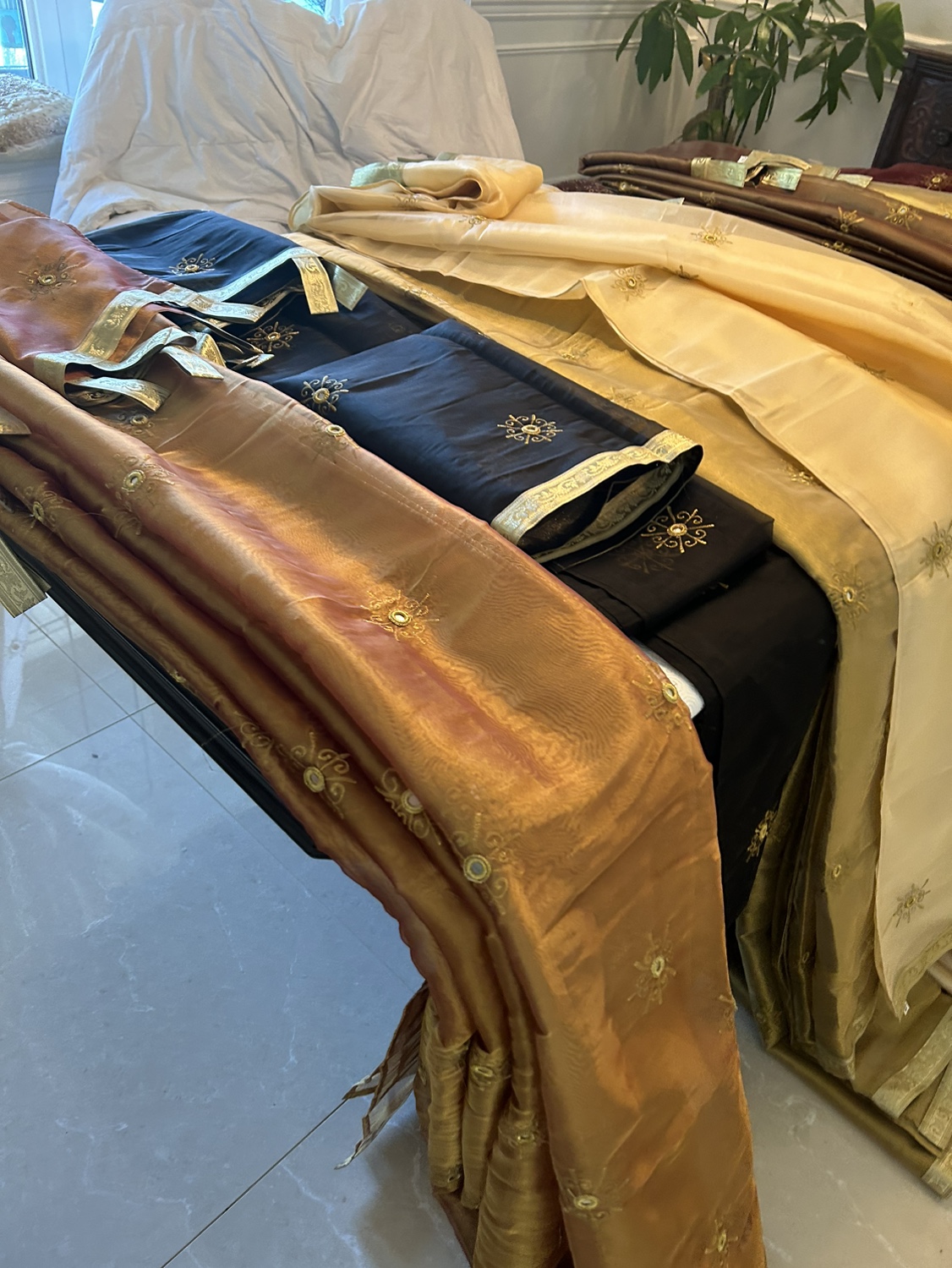 Indian inspired drapes in various colours image indicator(10)