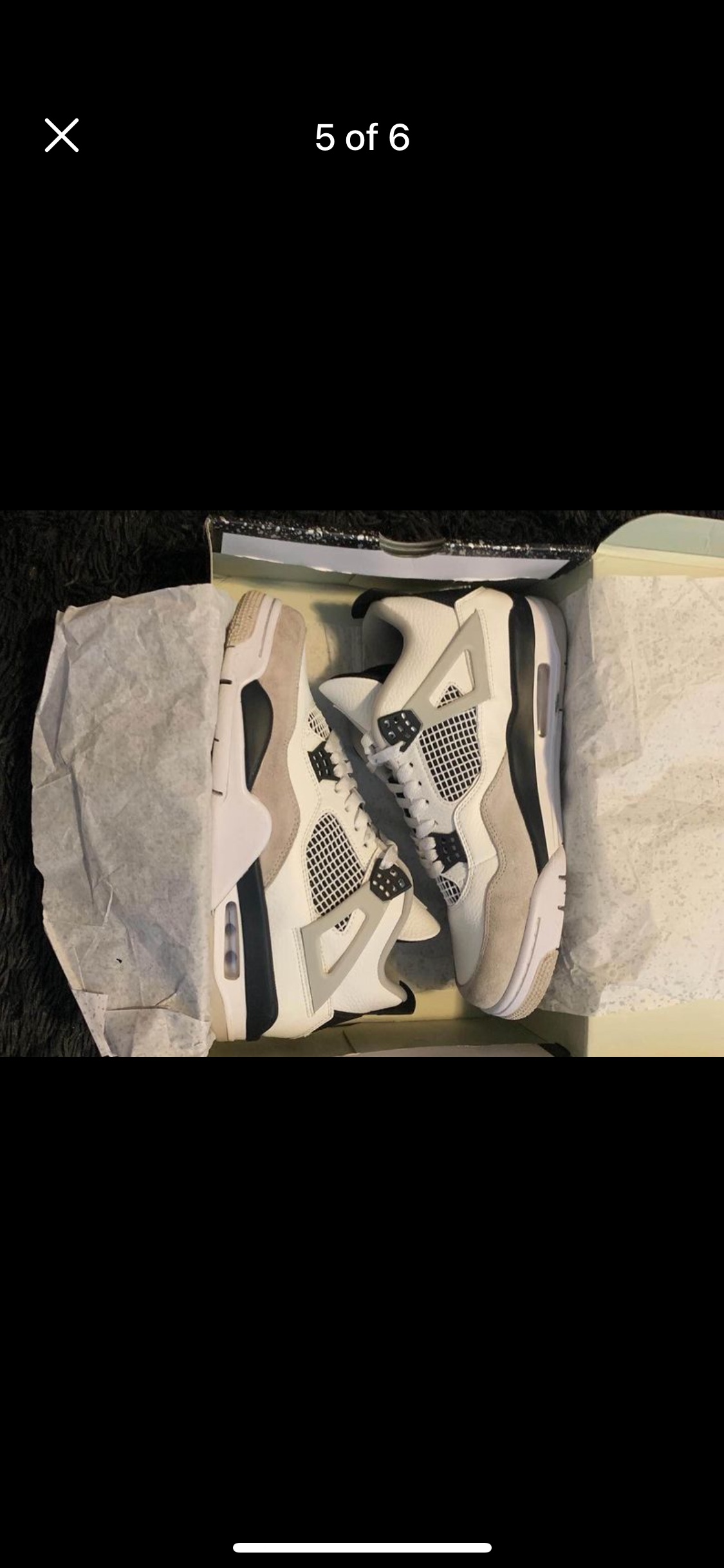 Nike air Jordan 4 Military black - photo 5