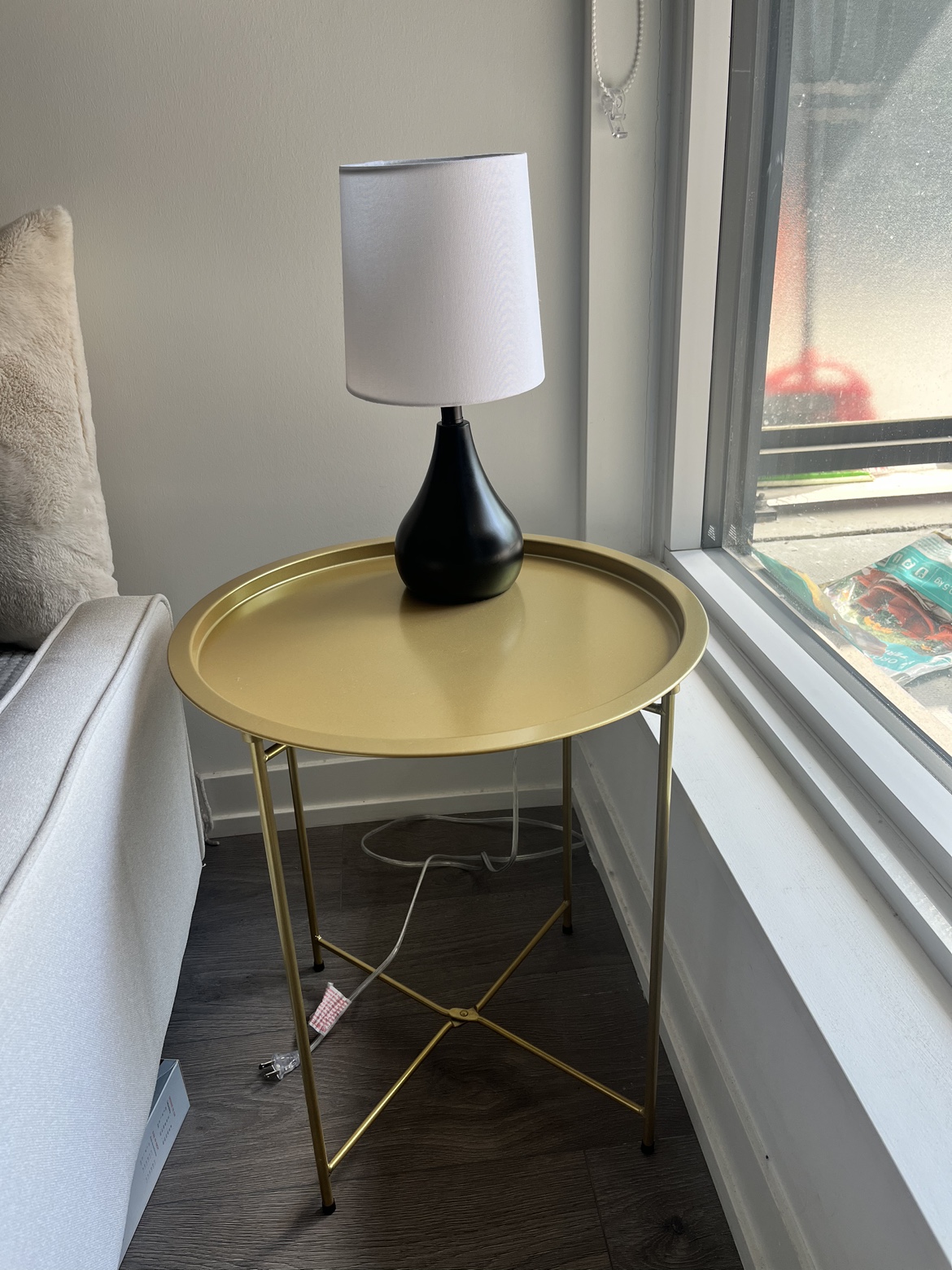 Gold Side Table - photo 2