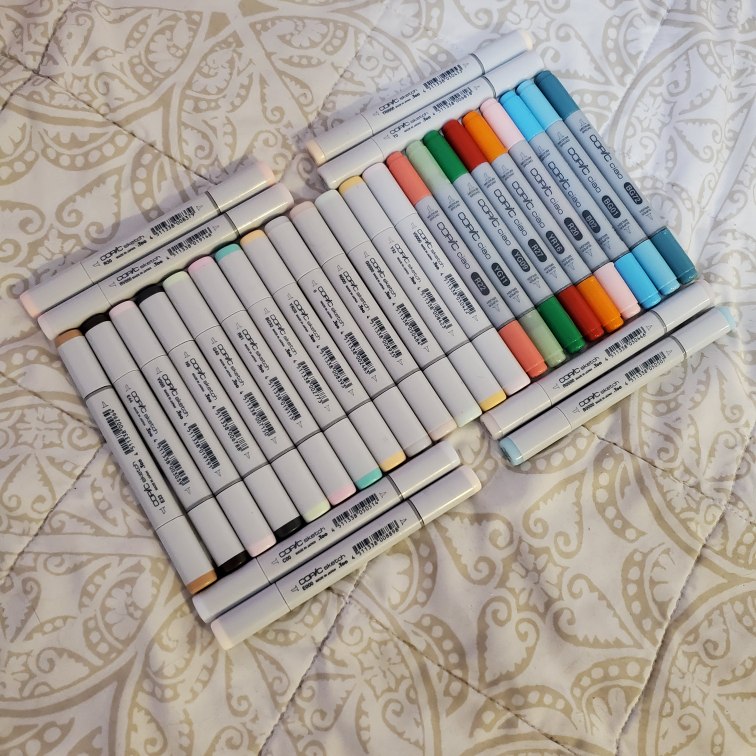 Copic Sketch Markers Lot of 30