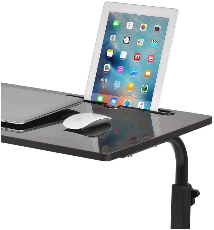 Adjustable Laptop Table with Wheels or Mobile Side Table - photo 4