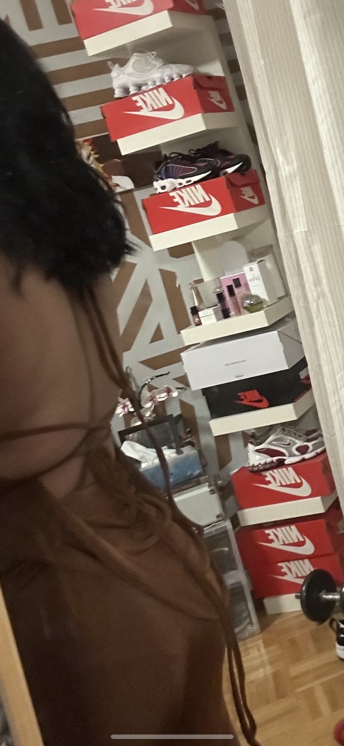 SHEIN Brown Open Back Maxi Dress image indicator(3)