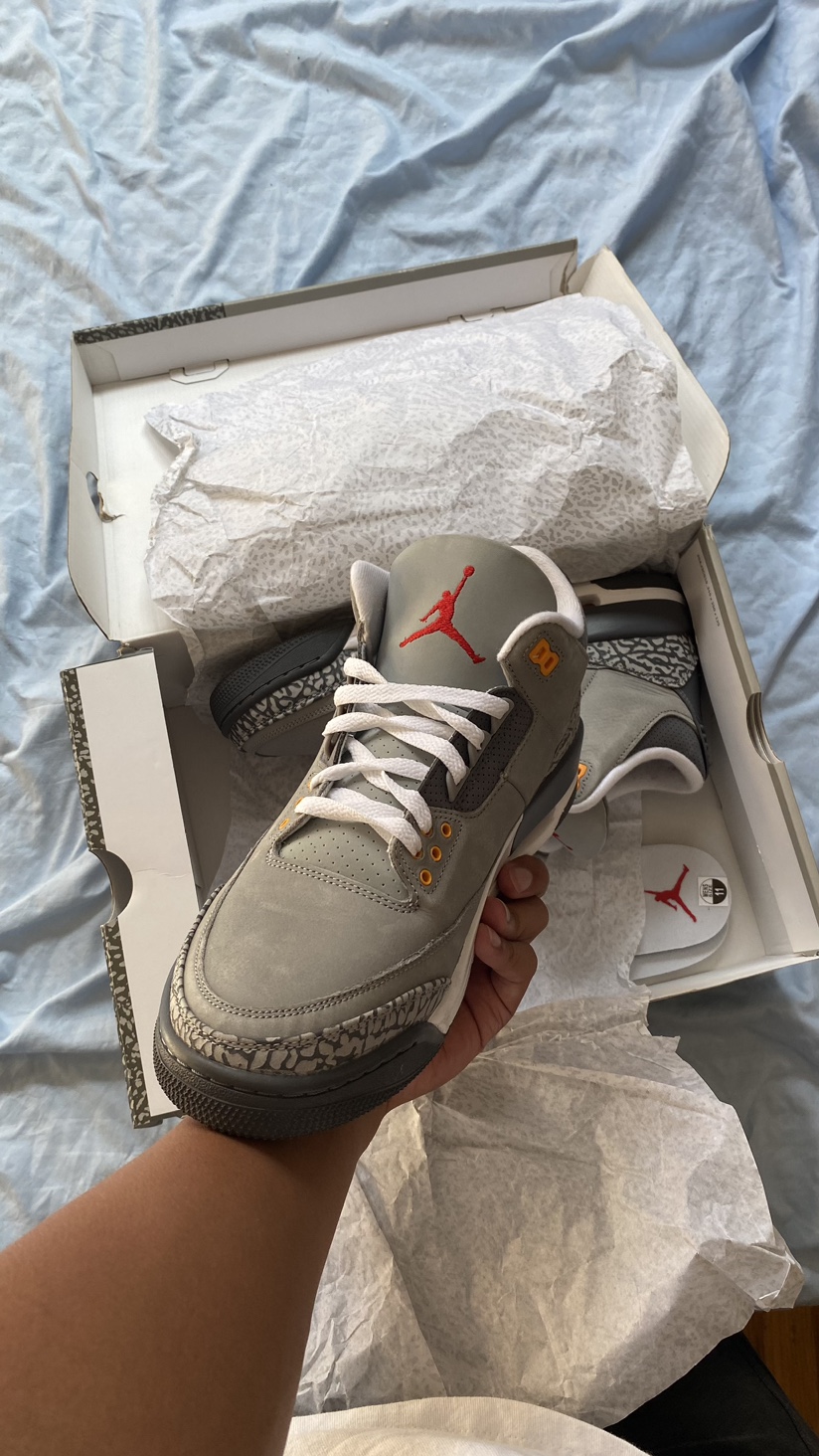 $200 Air jordan 3 cool greys men’s size 11 thumbnail