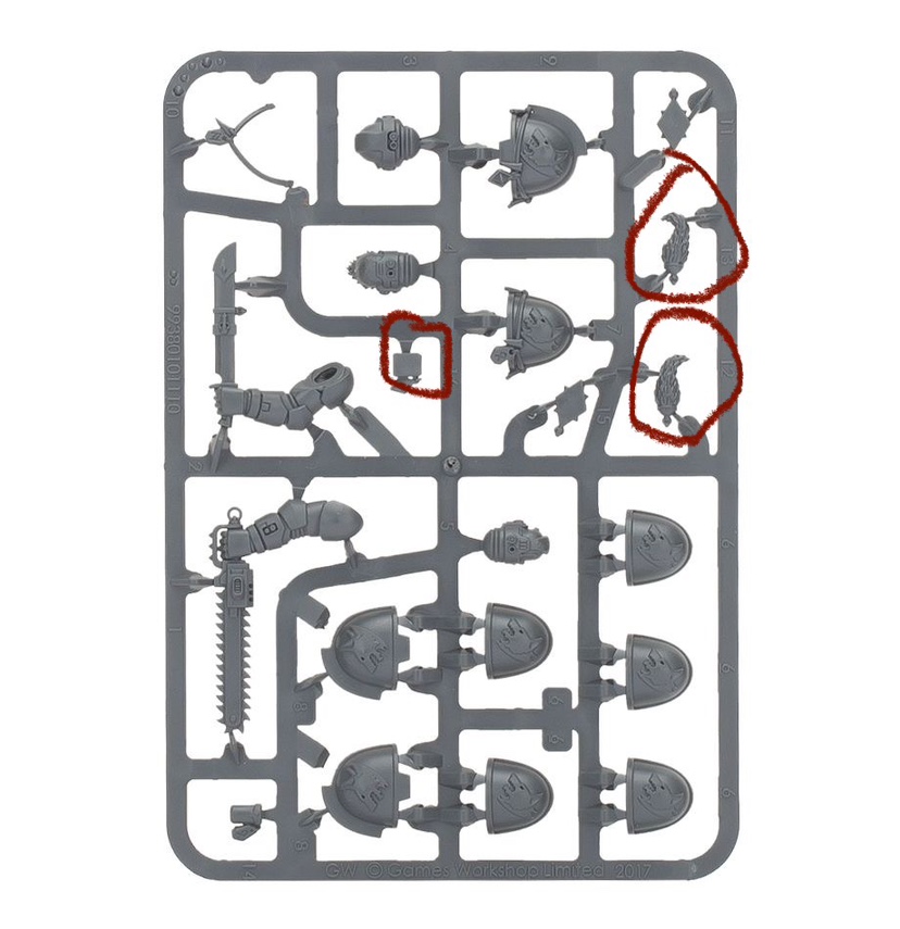 (A) Space Wolves Primaris Upgrade Sprue Warhammer 40k image indicator(3)