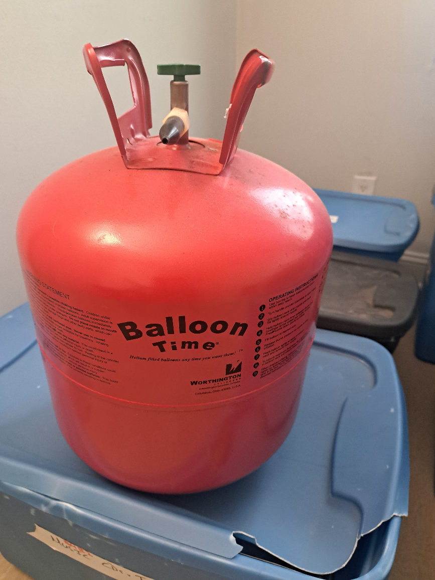 Balloon Time Helium Tank