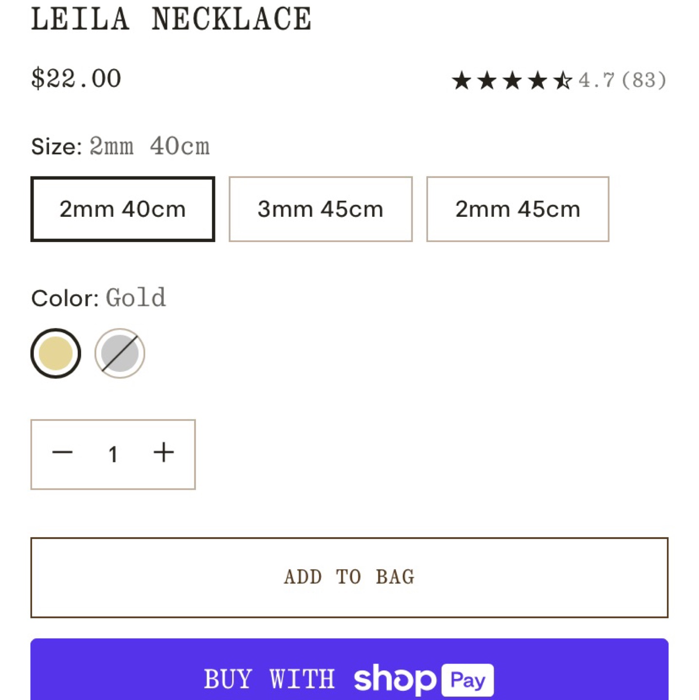 Nadaré Co. Rope chain necklace image indicator(5)