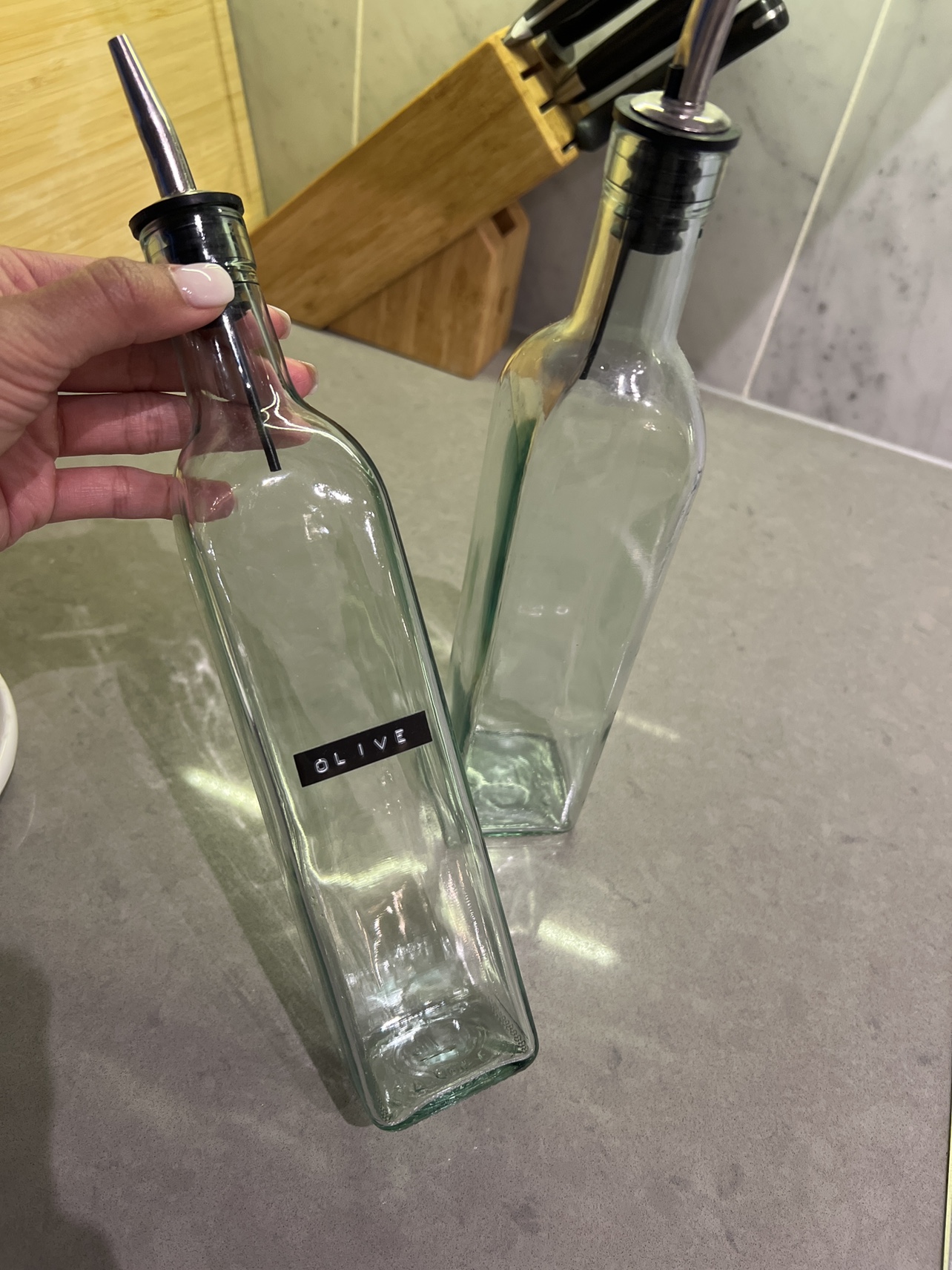 Olive Oil & Vinegar Bottles - photo 2
