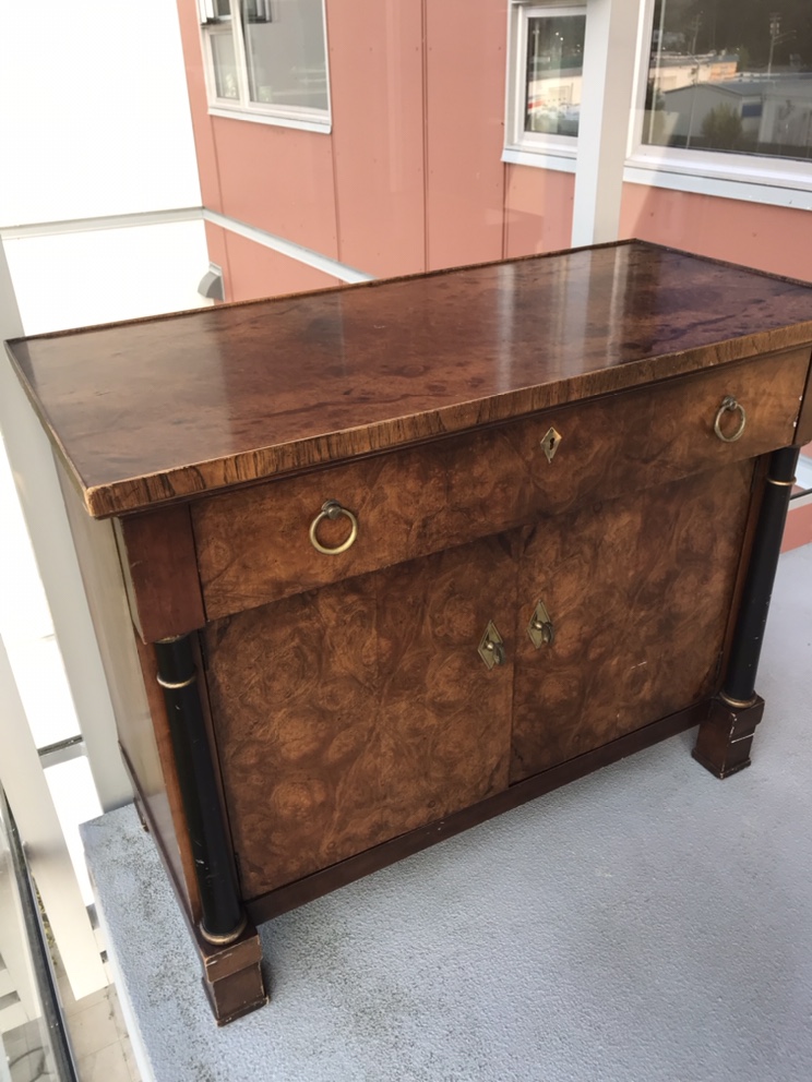 Antique Wood Cabinet - photo 2