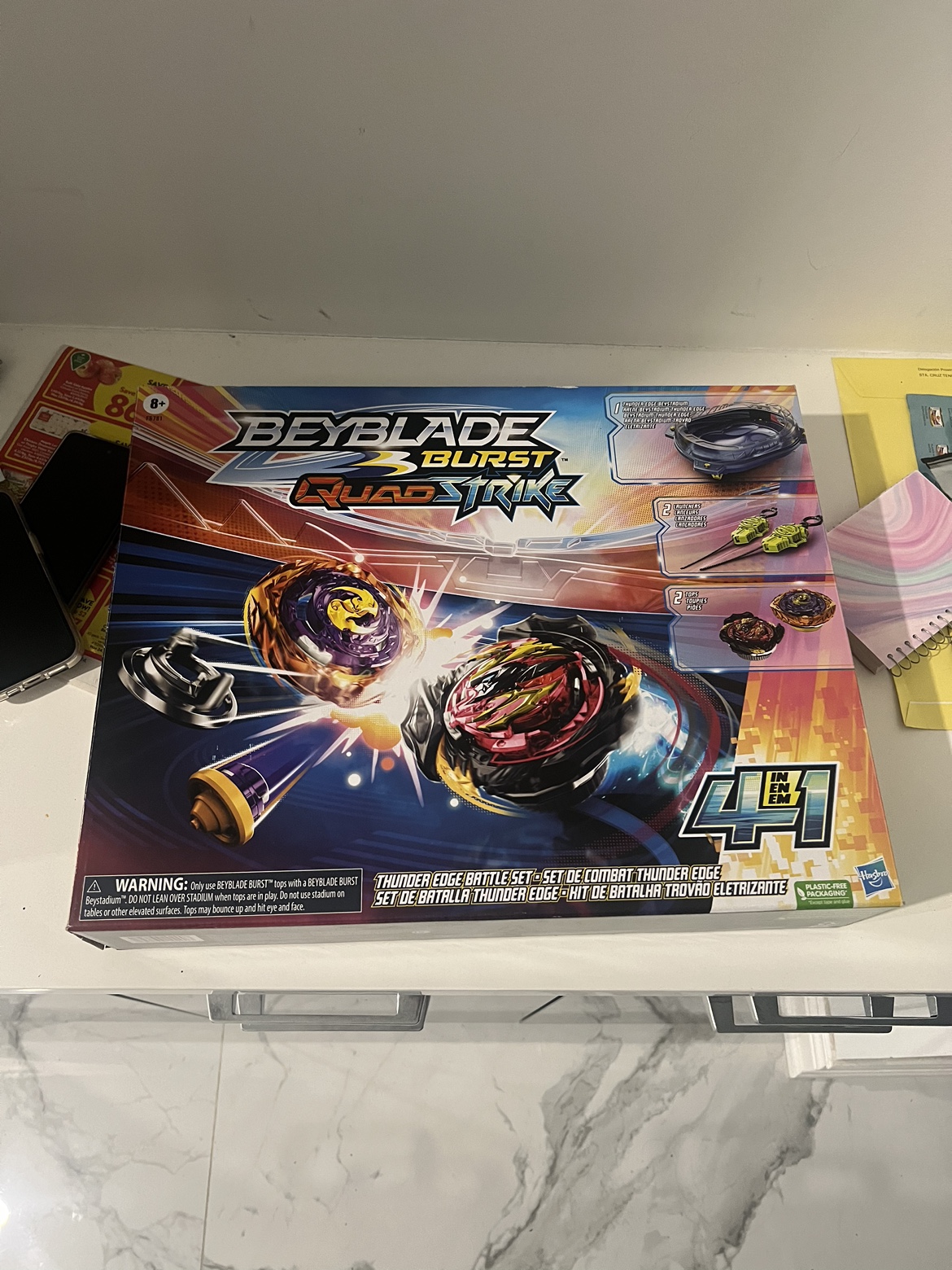 Beyblade Burst QuadStrike Thunder Edge Battle Set thumbnail