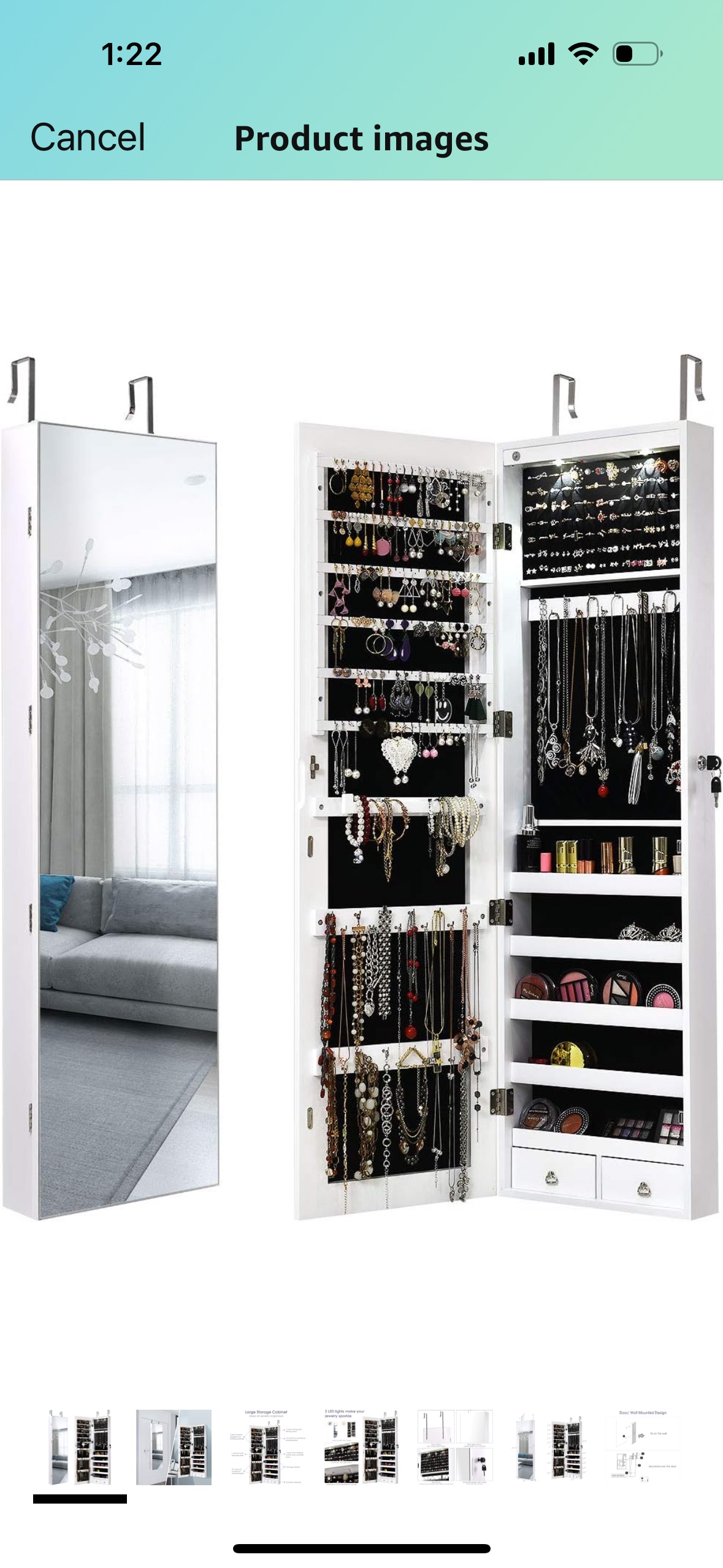 Over the Door Jewelry Organizer #freecycle - photo 3