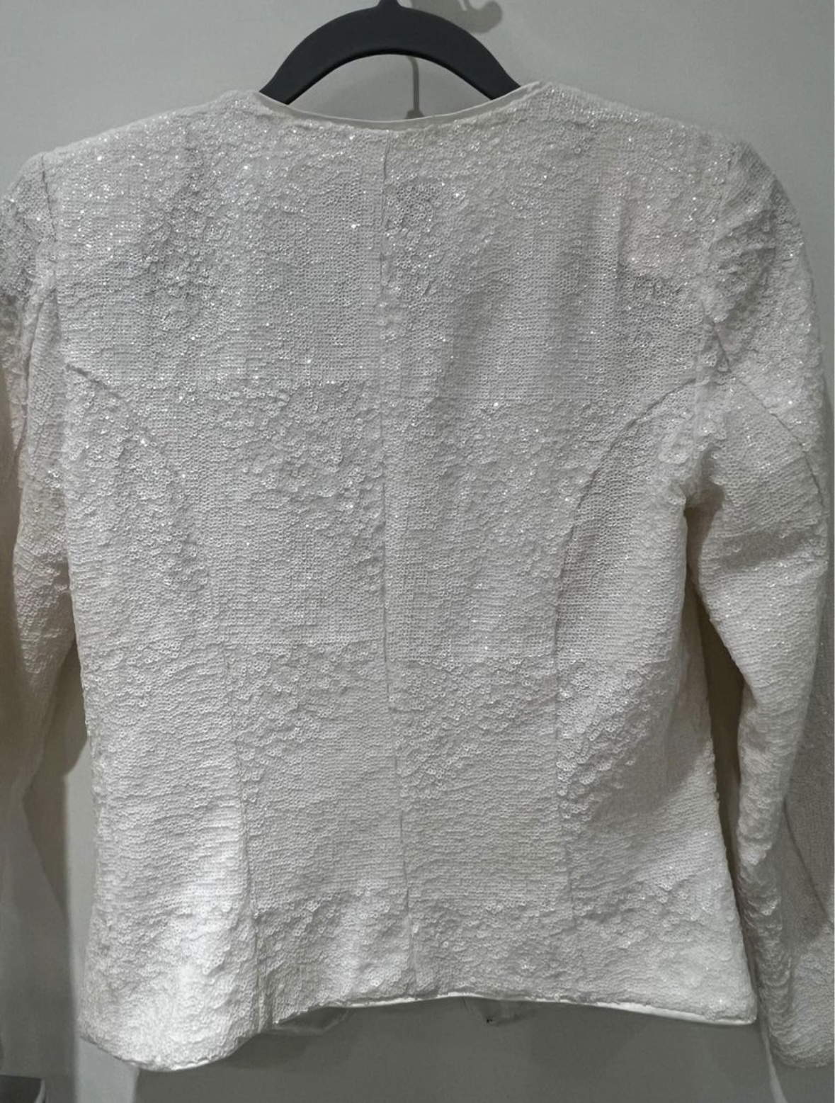 H&M Sequined Jacket White - photo 5