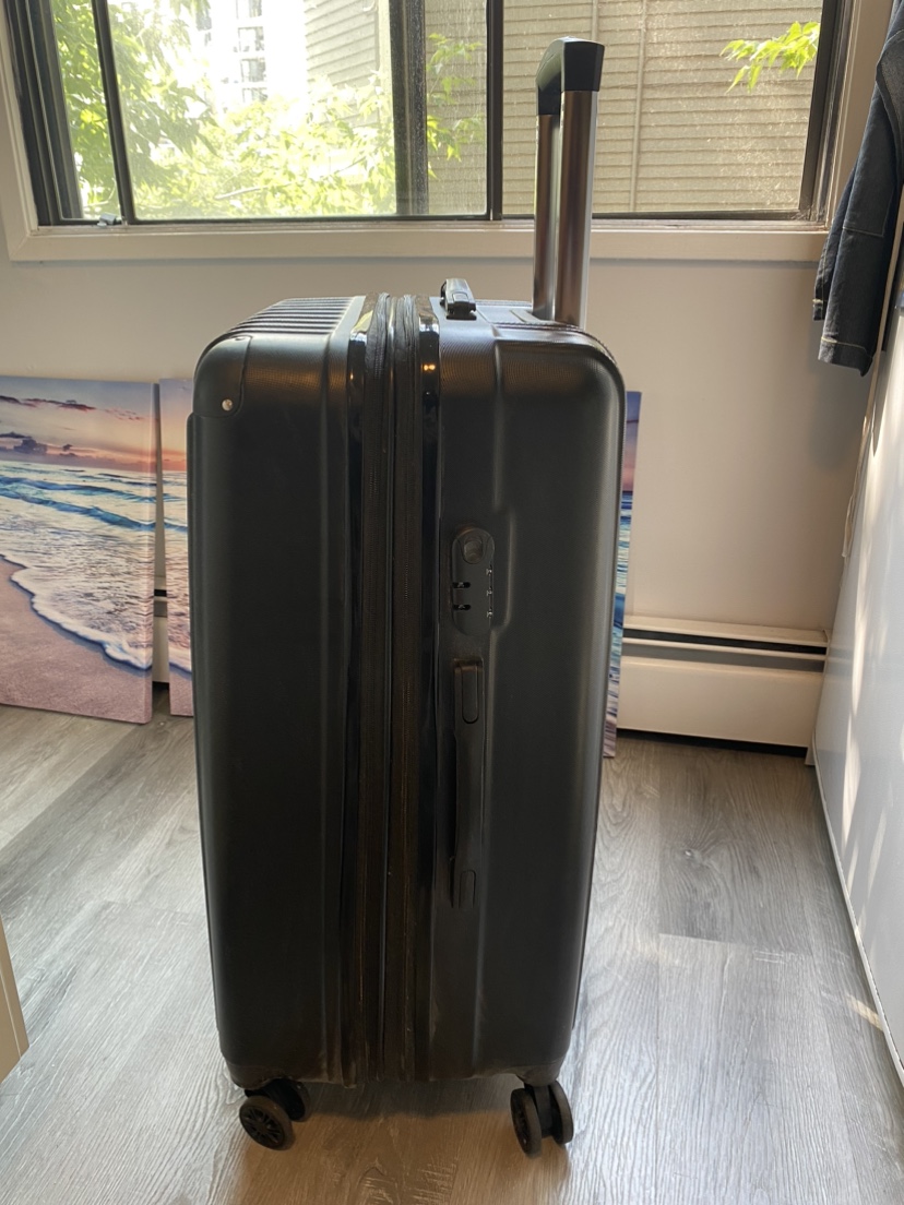 28 inch Black Hard-shell Suitcase - photo 2