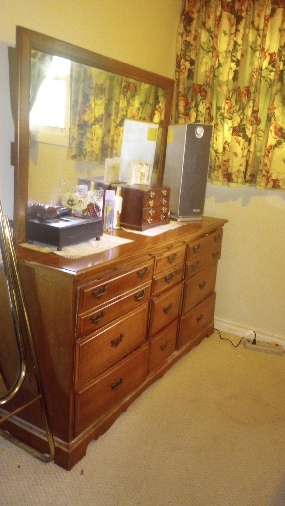 solid maple hardwood dresser
