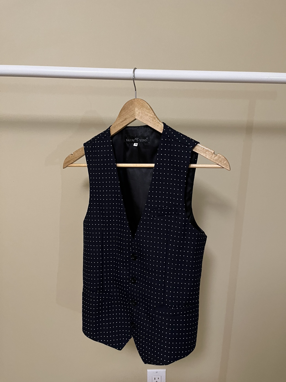 Dark Blue Suit Jacket with Vest Insert image indicator(4)