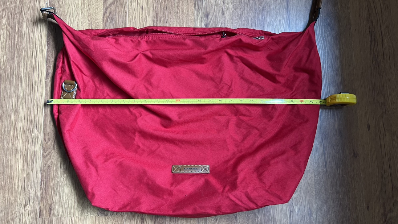 Lancel Foldable Red Bag image indicator(3)