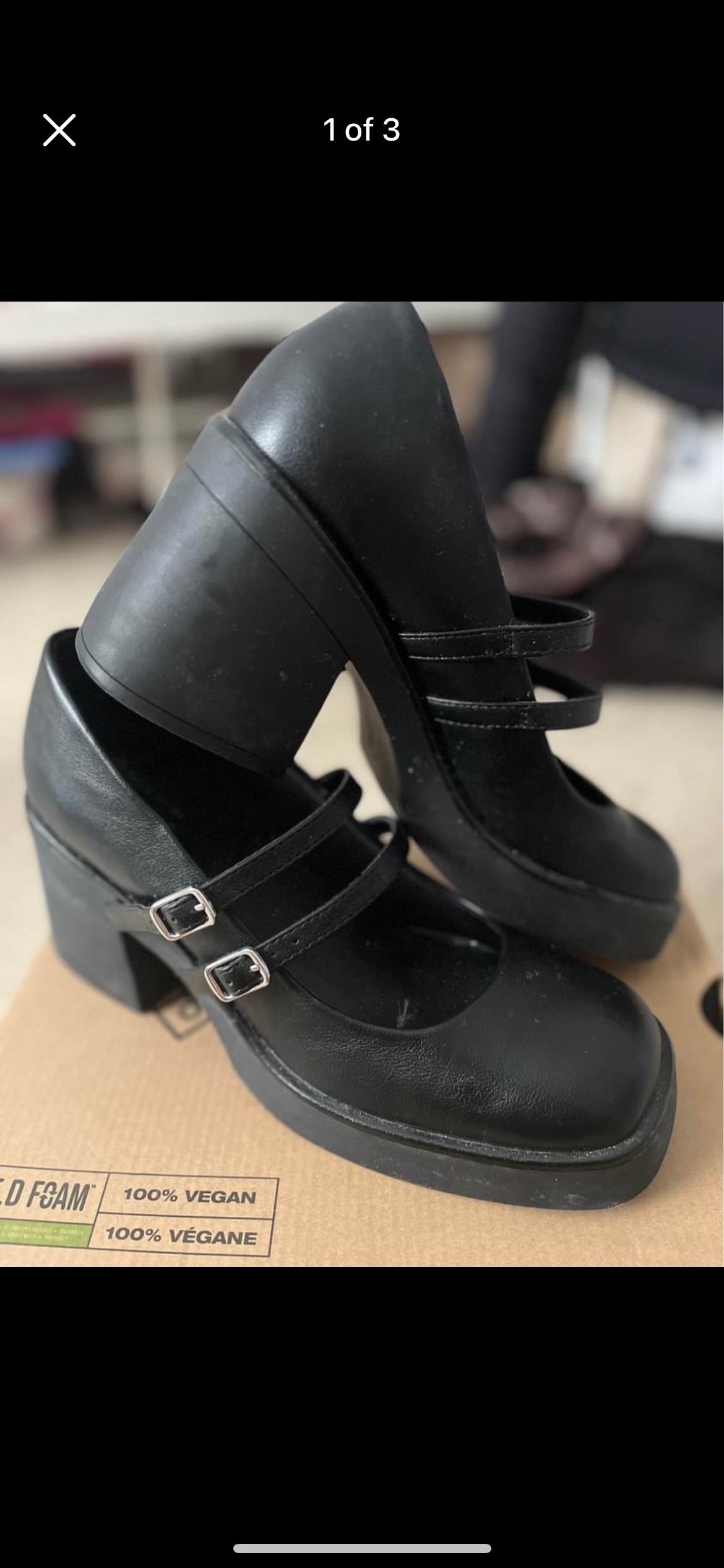 Black Platform Heels - photo 2
