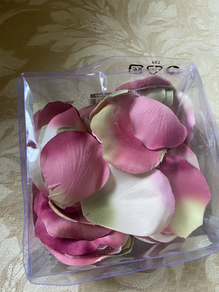 Satin flower petals
