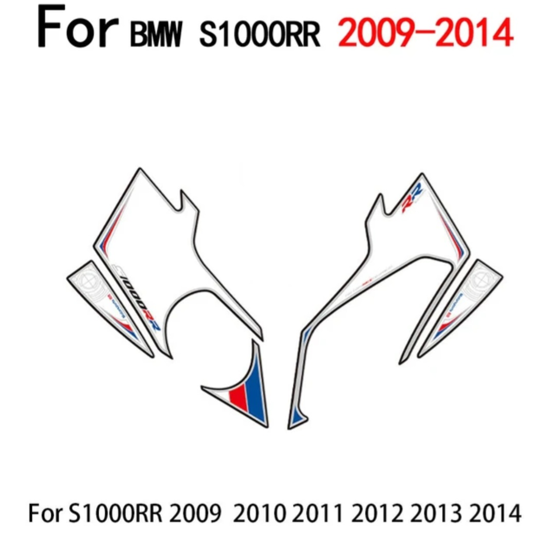 3D Front Fairing Sticker for BMW S1000RR  2009-2014 image indicator(4)
