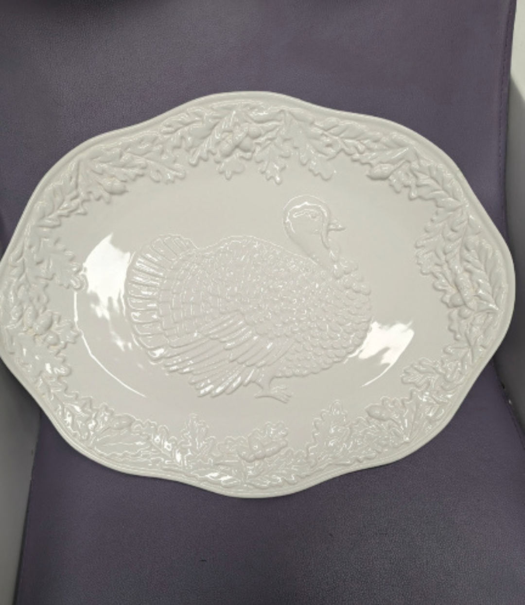 Plumeria Turkey Platter thumbnail