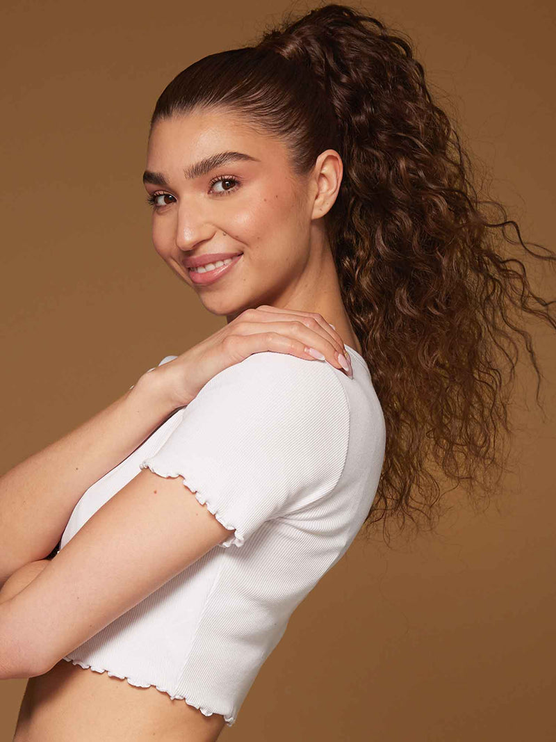 Luxy Hair Curly Ponytail Extension 100% Human Hair image indicator(2)