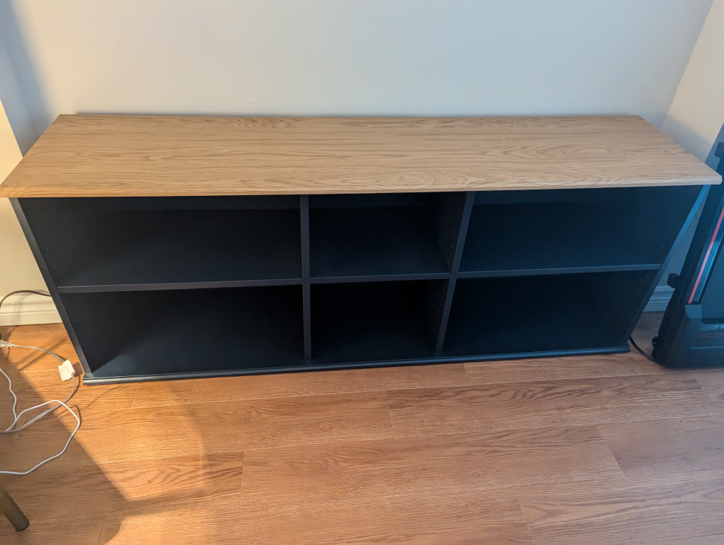 Tv stand with shelf