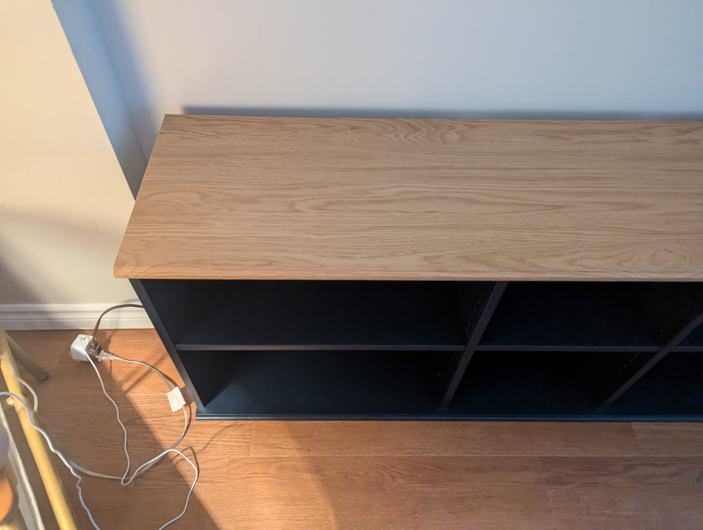 Tv stand with shelf - photo 3