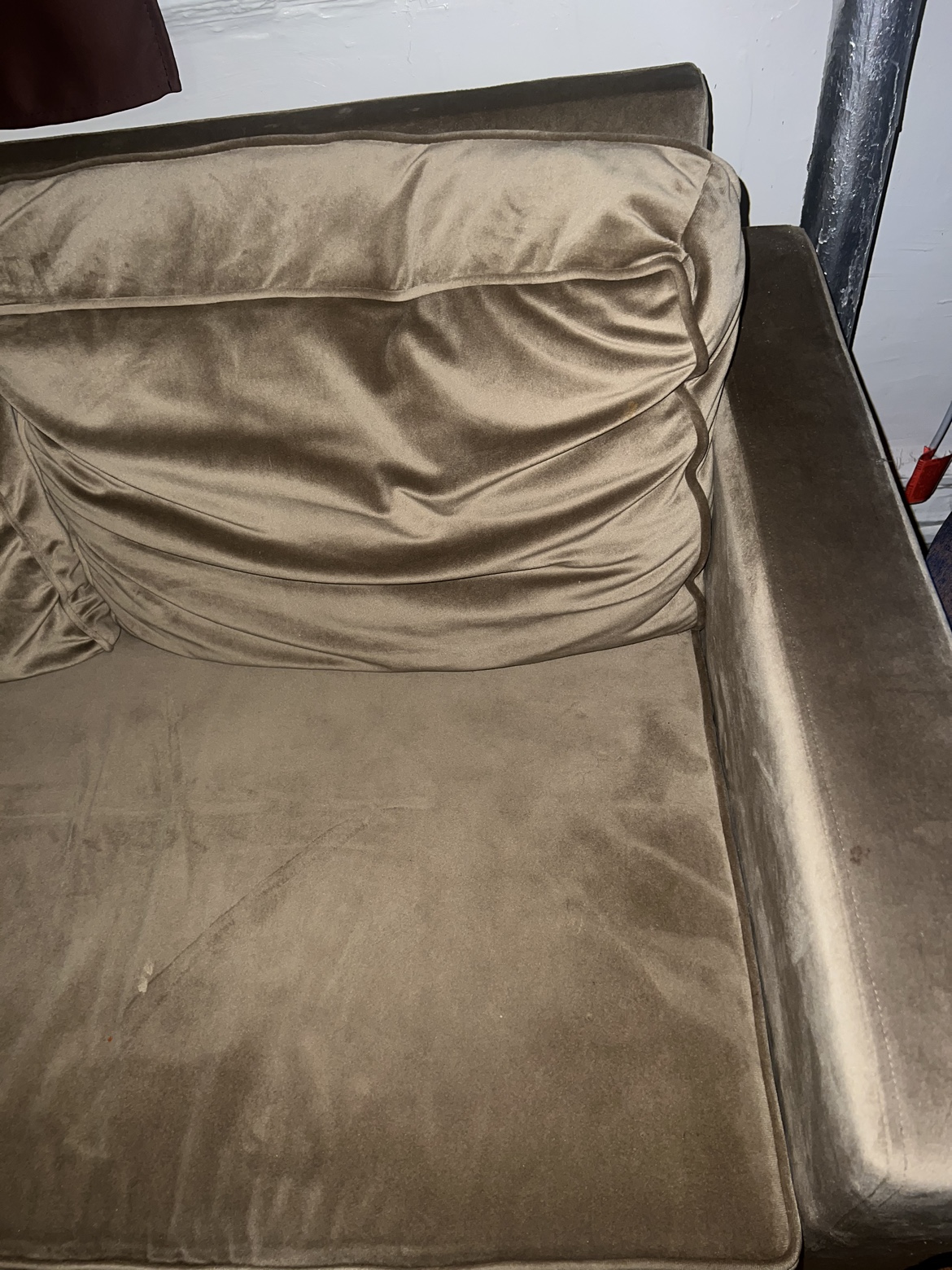 Velvet love seat from Wayfair - photo 4