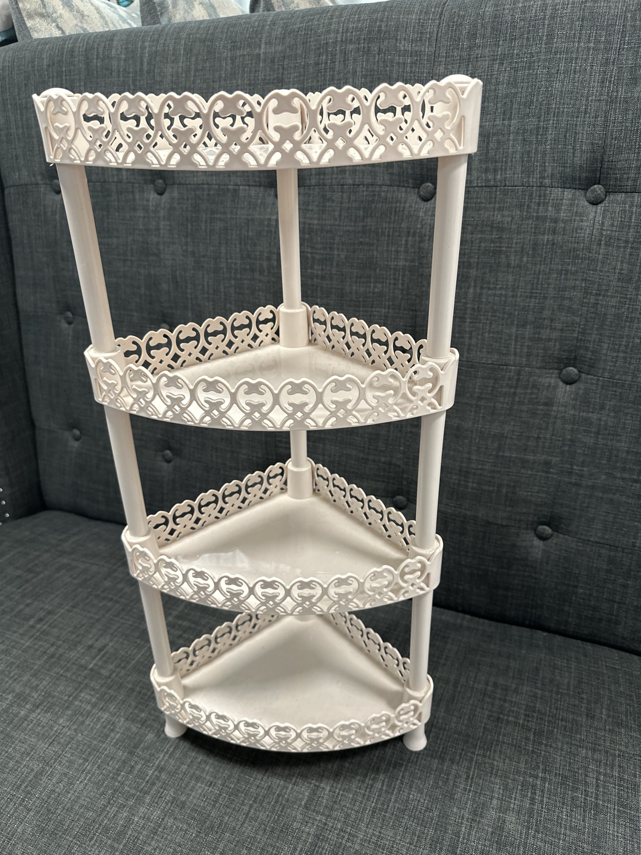 Corner Shelf for cosmetics