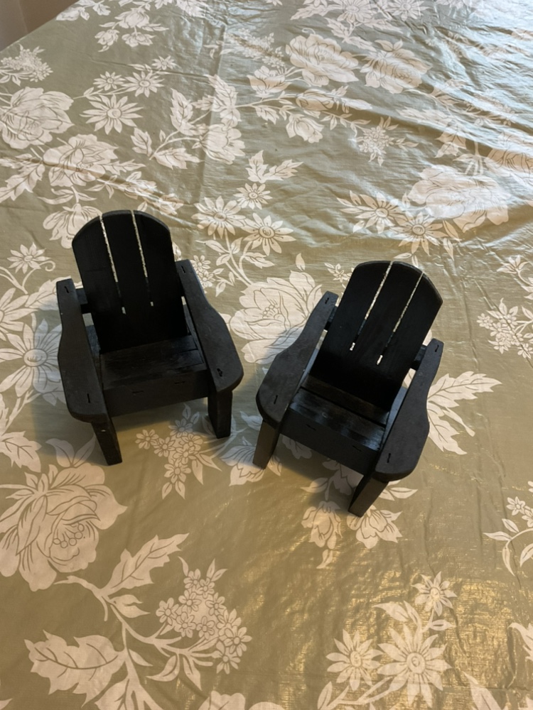 Handmade Miniature  Adirondack  #freecycle - photo 2