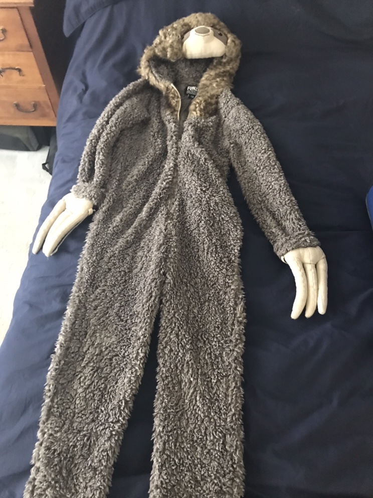 One piece Sloth Hallowe’en costume - photo 2