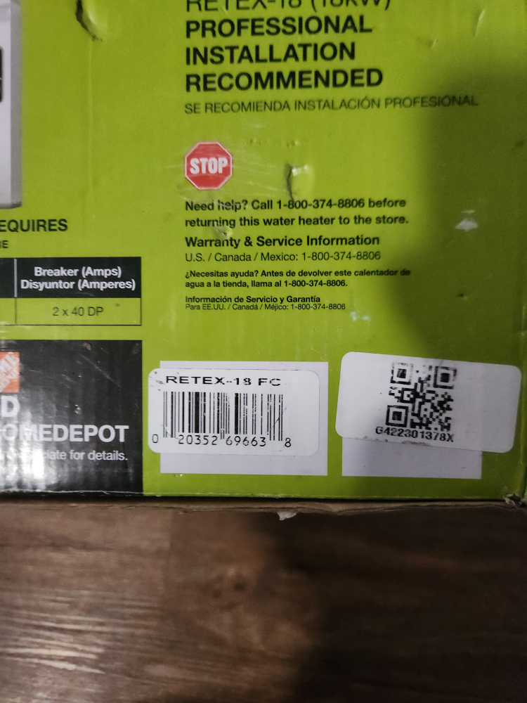 Rheem Electric Tankless Water Heater - photo 4