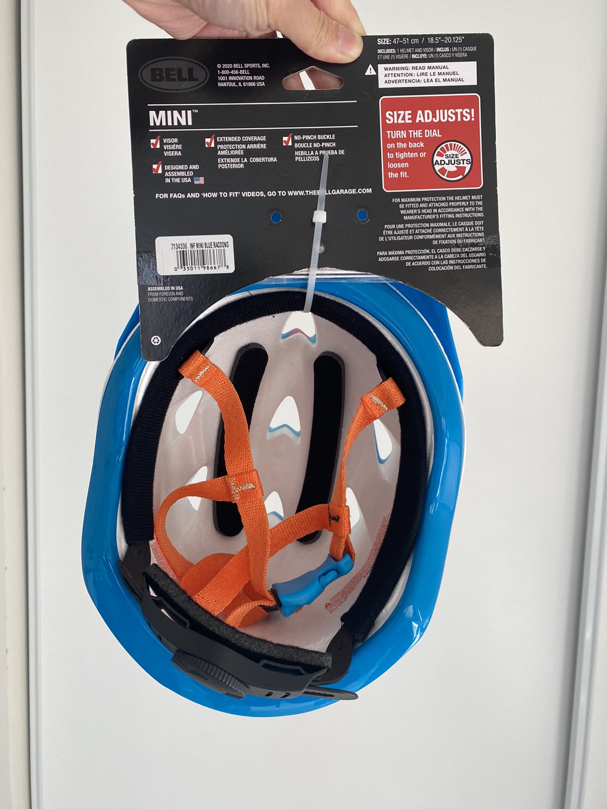 NEW Bell Mini Bicycle Helmet, 1-3yr image indicator(3)