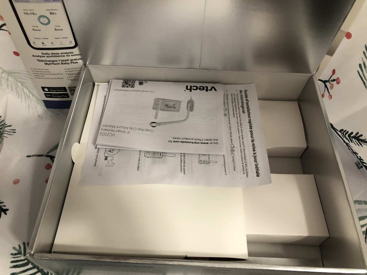 New Vtech 5” Smart Nursery Over the Crib Mount Monitor image indicator(3)