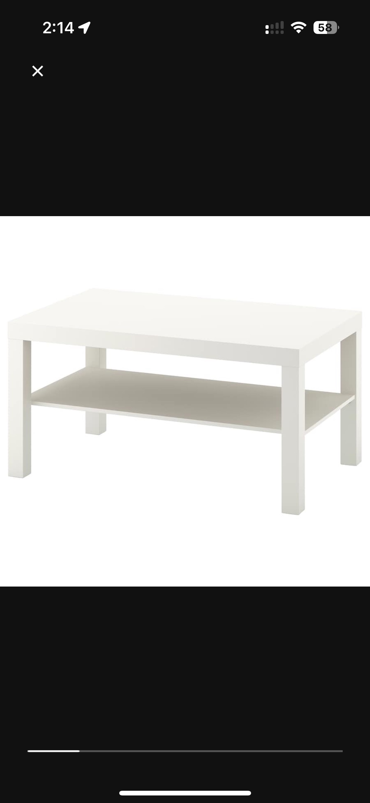 White Coffee Table - photo 2