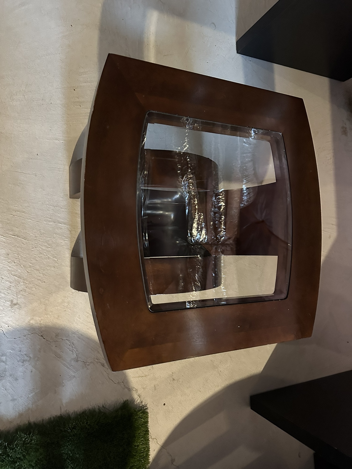Glass Top Coffee Table with 2 Side Tables - photo 5