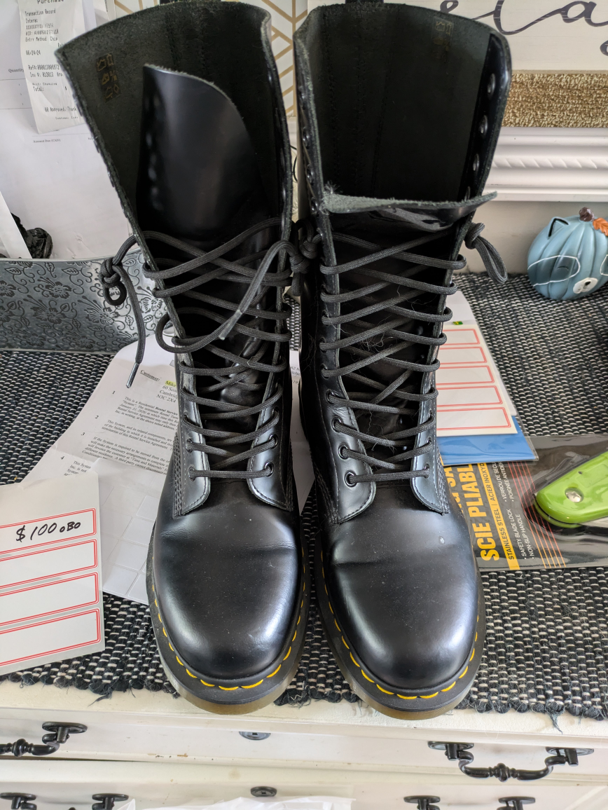Doc Marten combat boots womens