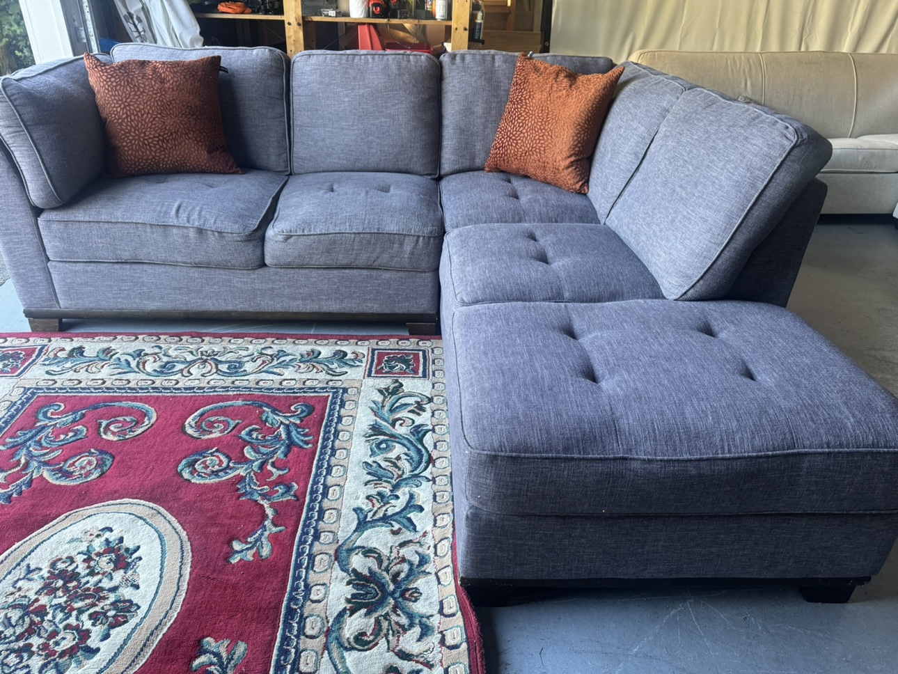Grey Sectional Sofa- FREE DELIVERY - photo 2