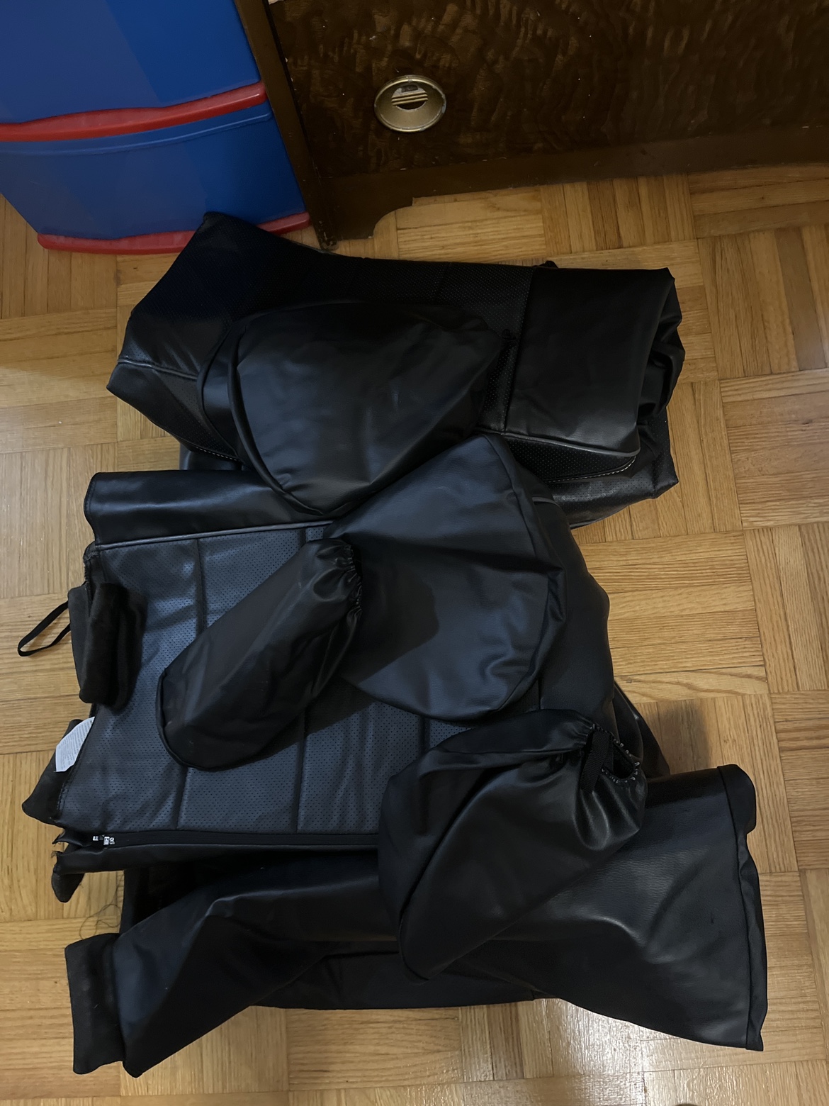 Black Leather Car Seat Covers