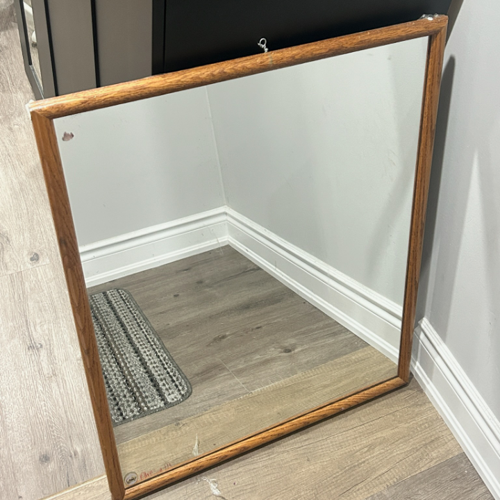 Oak Framed Mirror - photo 3