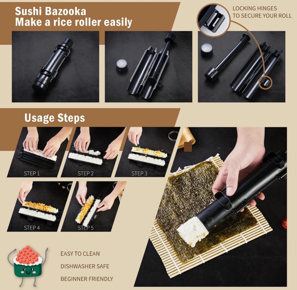 25 in 1 Sushi Making Kit image indicator(3)