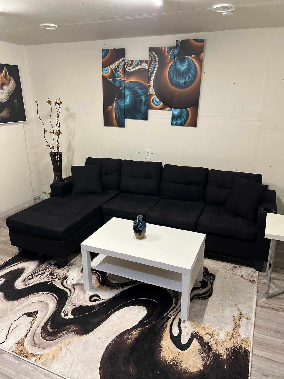 Sectional sofa with storage - photo 4