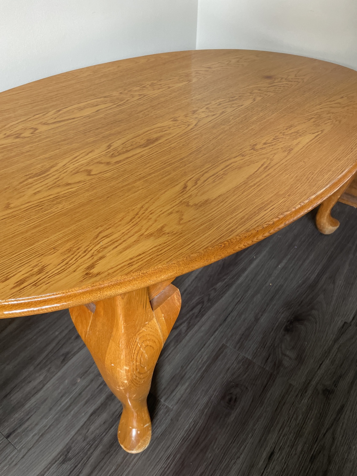 Oval Coffee Table and smaller side table - photo 4